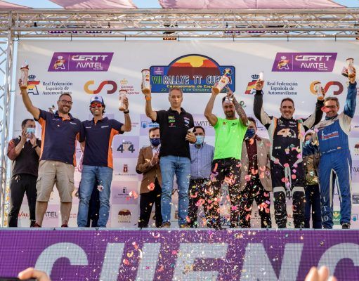 Nueva victoria para Víctor Verdú y Alfonso de Miguel en el VII Rally TT de Cuenca Podio Cuenca