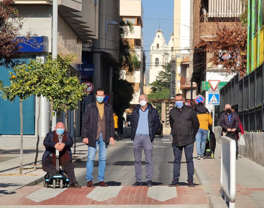 Finalización obras calle Cervantes de Elda