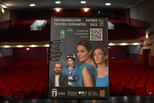 Teatro Cervantes de Petrer estrenará su nueva temporada teatral para los meses de febrero a mayo