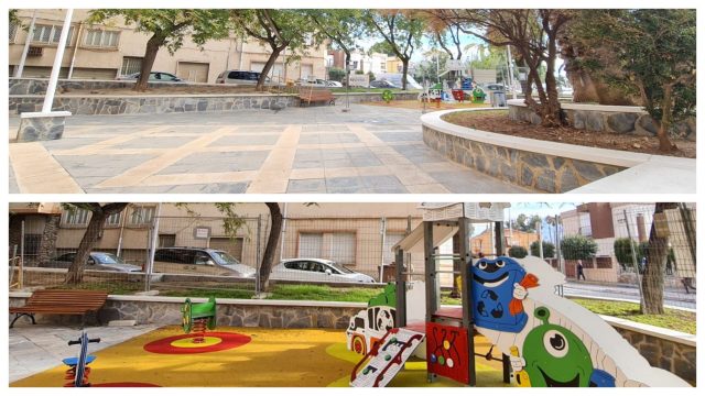 Remodelación de la plaza y los juegos infantiles situados en la avenida de las Acacias junto al 'Edificio Chimo'