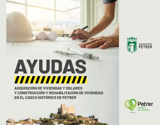 Petrer lanza nuevas ayudas a la adquisición y rehabilitación de viviendas para la recuperación y rejuvenecimiento del casco antiguo