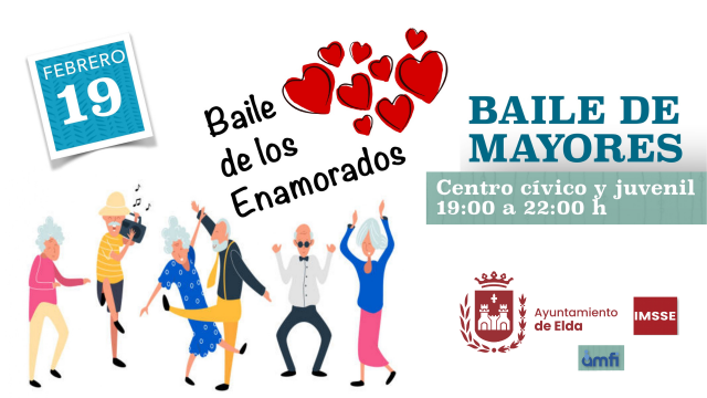 Bailes de mayores en el Centro Cívico de Elda