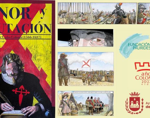 Miguel Ángel Guill pone imágenes a la vida y obra de Carlos Coloma con un cómic que recoge el importante papel que jugó el militar y diplomático eldense en la corte de Felipe IV Comic Coloma Elda 2022