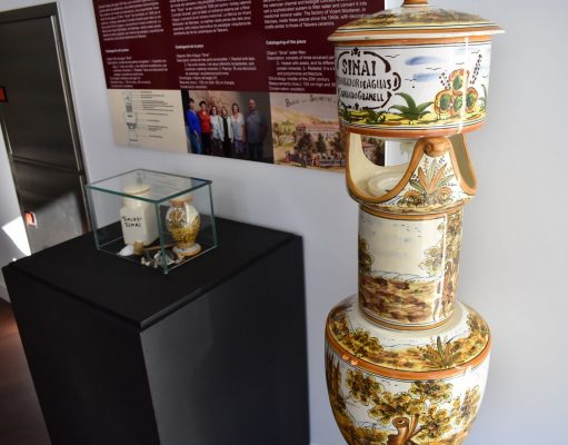 Un mítico filtro de agua “Sinaí”, nueva pieza del Museo Dámaso Navarro de Petrer Filtro de agua "Sinaí"