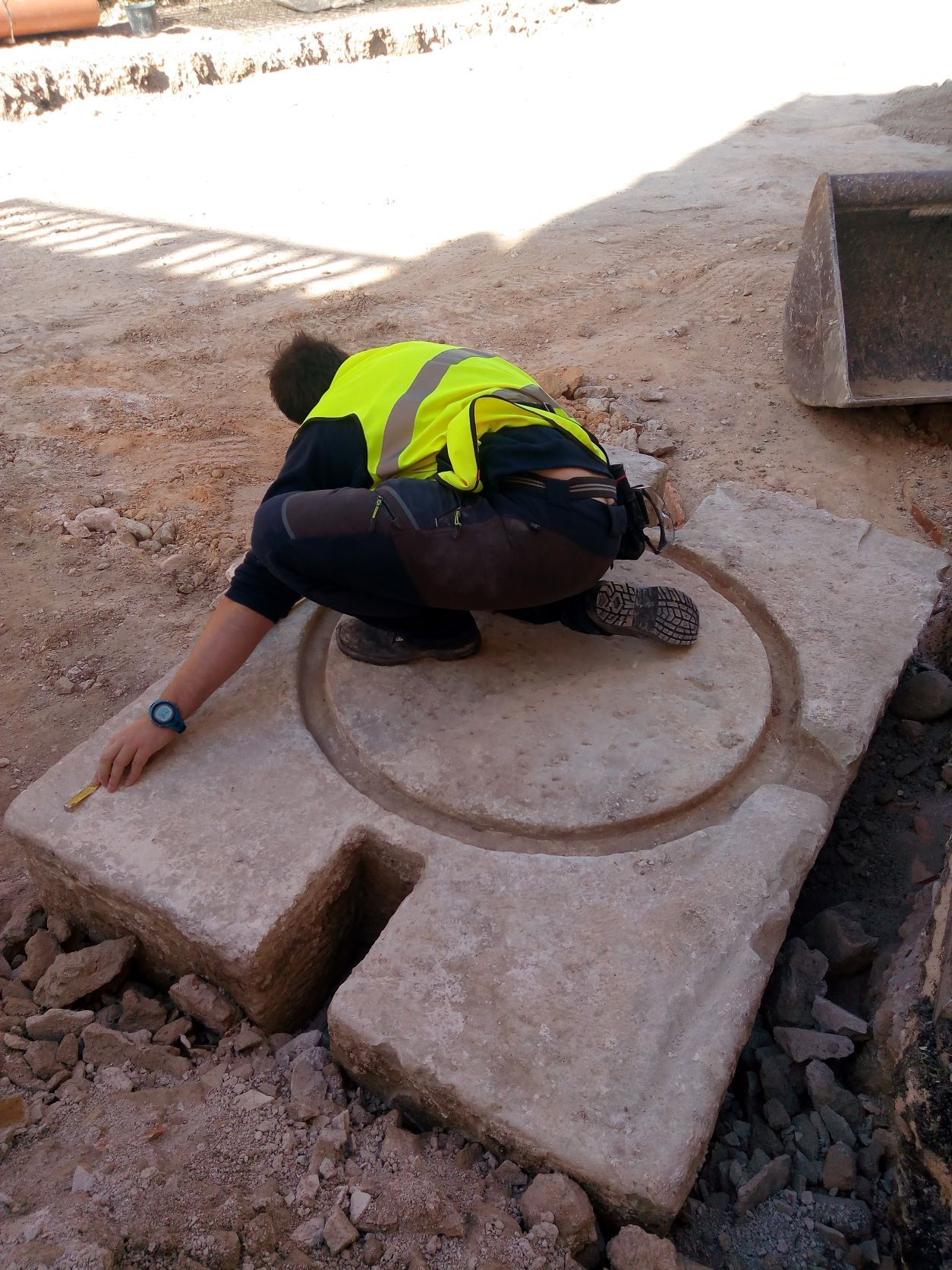 Excavaciones arqueológicas en la zona del Derrocat
