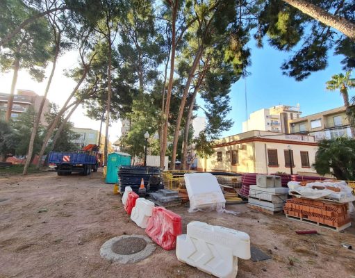 Se inician las obras de reforma y puesta en valor del Jardín de la Música de Elda INICIO OBRAS JARDIN DE LA MÚSICA ELDA