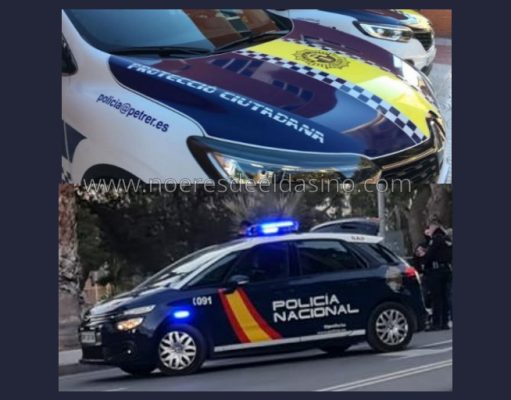 Detenida una pareja en Petrer por agresiones mutuas en su domicilio.