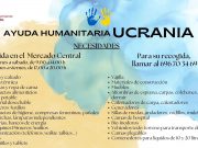 Habilitado un punto de recogida de alimentos y material de primera necesidad para Ucrania en el Mercado Central por el Ayuntamiento de Elda Ayuda Humanitaria para Ucrania en Elda