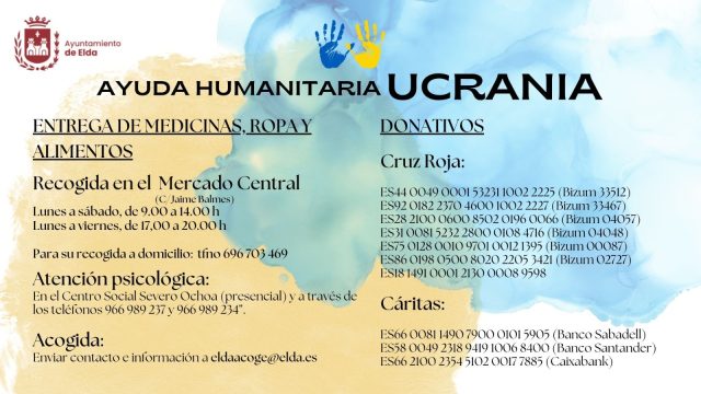 Ayuda Humanitaria para Ucrania en Elda