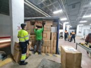 Ayuda desde Elda hacia Ucrania, un camión con más de tres toneladas de ayuda humanitaria parte hacia Alicante para su posterior envío a Ucrania Un camión con más de tres toneladas de ayuda humanitaria para Ucrania