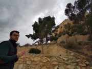 Se desprende una roca de grandes dimensiones de la ladera del Castillo-fortaleza de Petrer por las lluvias Se desprende una roca de grandes dimensiones de la ladera del Castillo-fortaleza de Petrer por las lluvias