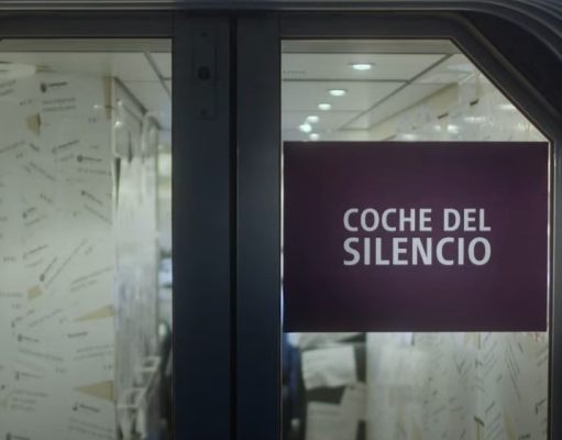 Renfe manda al ‘coche del silencio’ los mensajes de odio contra las mujeres en redes sociales El coche del silencio - Renfe - #8M