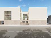 Sanidad anuncia que las obras de ampliación y mejora del centro de salud Petrer II comenzarán de forma inminente Alzado Norte - Centro de Salud II - Petrer