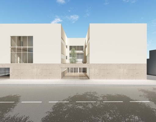 Sanidad anuncia que las obras de ampliación y mejora del centro de salud Petrer II comenzarán de forma inminente Alzado Norte - Centro de Salud II - Petrer