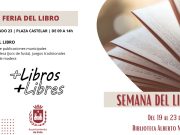 Elda celebra el Día del Libro con una feria en la Plaza Castelar el sábado 23 de abril Feria del Libro Elda