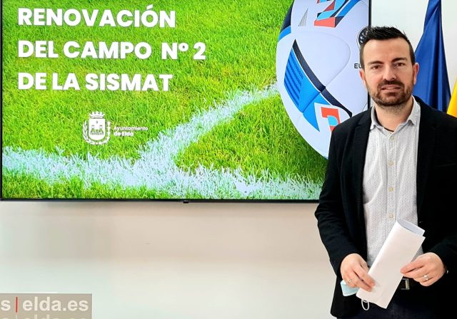 El Ayuntamiento de Elda renovará el césped artificial y el equipamiento del campo Francisco Gallardo del complejo deportivo de La Sismat