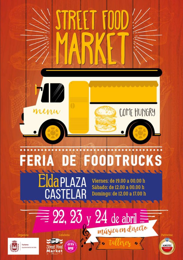 El Street Food Market regresa a Elda tras dos años de ausencia por la pandemia y lo hace a lo grande