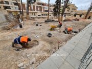 Siguen apareciendo restos humanos en enterramientos moriscos en la plaza Joan Miró de Elda Tumbas época morisca Elda - Plaza Joan Miró - 2022
