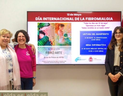 Elda se suma a los actos de celebración del Día Internacional de la Fibromialgia para contribuir a hacer más visible la enfermedad