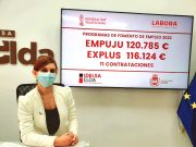 La Generalitat Valenciana ha confirmado la concesión a Elda de más de 236.000 euros de los programas de empleo Empuju y Explus 2022 Silvia Ibáñez, concejala de Fomento Económico y Empleo en Elda