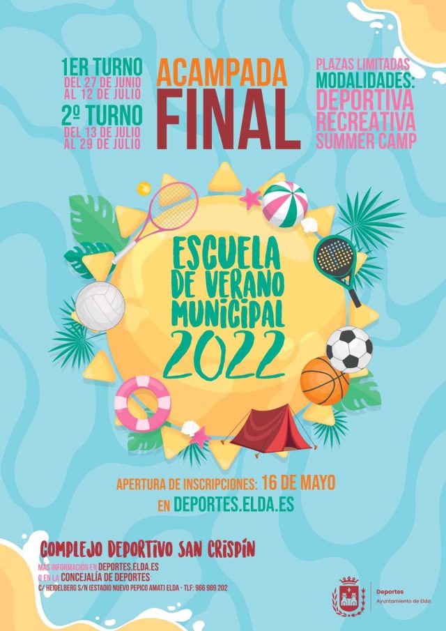 La Escuela Municipal de Verano Elda 2022