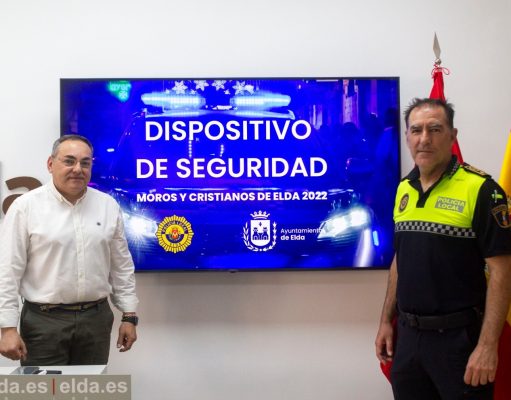 Dispositivo de seguridad que, con motivo de la celebración de las fiestas de Moros y Cristianos, ha establecido la Policía Local de Elda Dispositivo de seguridad que, con motivo de la celebración de las fiestas de Moros y Cristianos de Elda
