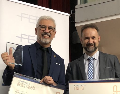 Los fotógrafos Eldenses, Vicente Esteban y José Manuel Ortega galardonados en Roma.