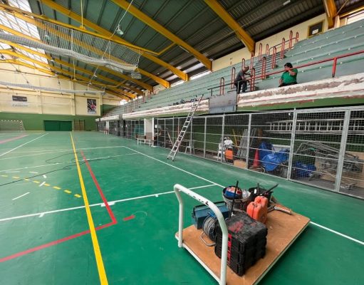 Petrer inicia la remodelación del interior del pabellón Gedeón i Isaías Guardiola por 190.000 euros Pabellón Gedeón i Isaías Guardiola