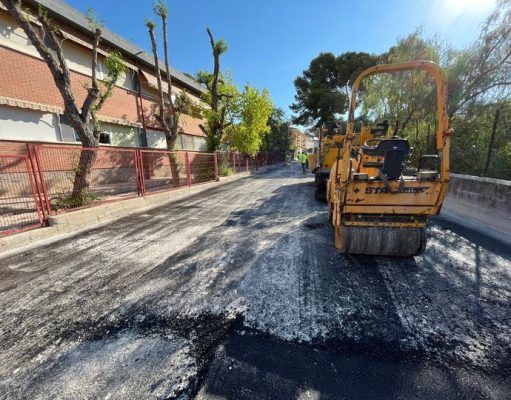 Abierto al tráfico el Camí del Campet de Petrer después de las obras de emergencia llevadas a cabo en el colector general de saneamiento El camí del Campet 2022