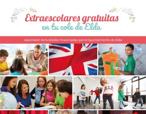 El plazo de inscripción en las actividades extraescolares gratuitas ofrecidas por el Ayuntamiento de Elda se abre el 13 de septiembre Extraescolares Elda 2022