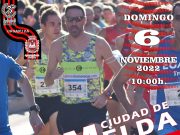 La prueba atlética ‘5 KM Villa de Elda’ se celebrará el 6 de noviembre sobre un circuito con salida y meta en la Avenida de Ronda 5 KM Villa de Elda