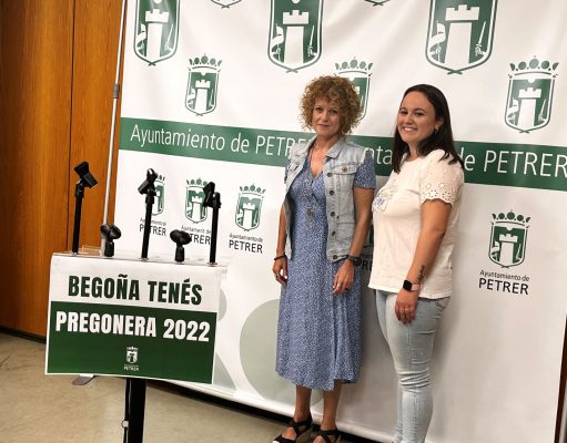 La actriz Begoña Tenés pregonará las Fiestas Patronales de Petrer 2022 La actriz Begoña Tenés pregonará las Fiestas Patronales de Petrer 2022