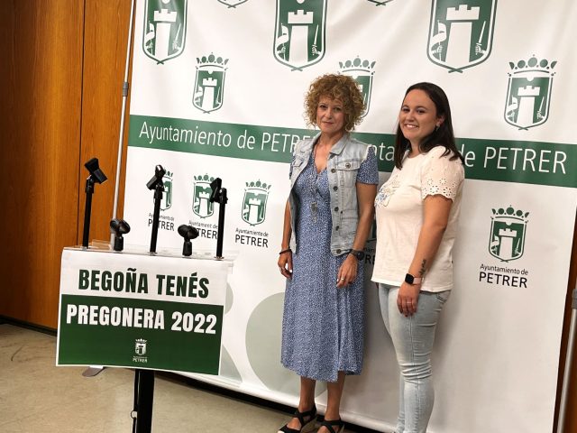 La actriz Begoña Tenés pregonará las Fiestas Patronales de Petrer 2022