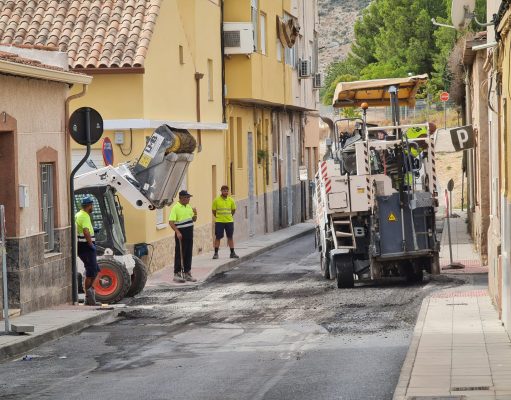 Finalizan las obras para la mejora de la accesibilidad y el asfaltado de la calle Pedro Amat, en el barrio de Estación