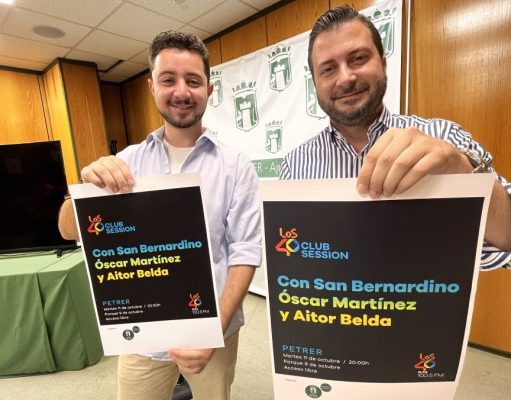 Petrer celebra el décimo aniversario de Los 40 Club Session con los djs San Bernardino, Óscar Martínez y Aitor Belda El festival musical tendrá lugar el martes 11 de octubre en el Parque 9 de Octubre