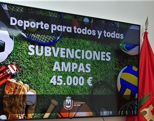 El Ayuntamiento de Elda aprueba las ayudas a las Ampas destinadas a impulsar la práctica deportiva en los centros educativos eldenses El Ayuntamiento de Elda ha aprobado la concesión de las ayudas deportivas para las Ampas
