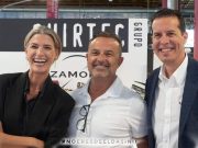 Rubén Alfaro asiste a la inauguración de Futurmoda y visita los stands de las 25 empresas de Elda que participan en el certamen Laura Sánchez y Rubén Alfaro asiste a la inauguración de Futurmoda