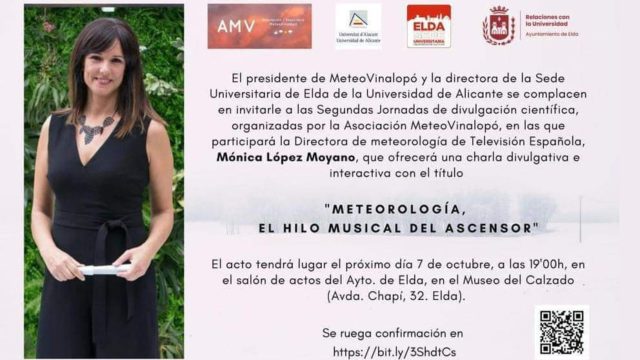 La meteoróloga de TVE y divulgadora científica, Mónica López Moyano