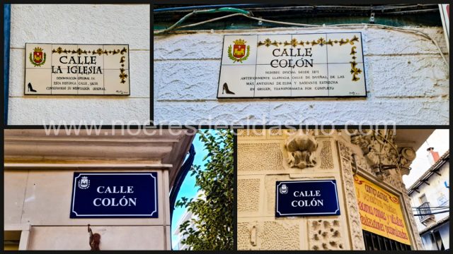 Reposición de las placas cerámicas de las calles de Elda