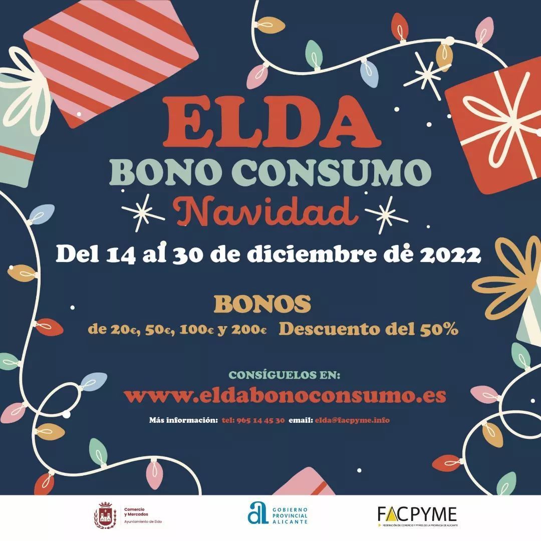 BONO CONSUMO NAVIDAD ELDA 2022