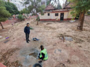 Salen a la luz restos humanos en las obras del Jardín de la Música de Elda Restos humanos, Jardín de la Música Elda - 2022