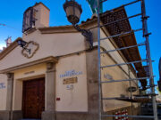El Ayuntamiento de Elda inicia las obras de rehabilitación de la ermita de San Antón para mejorar el aspecto y la conservación de este inmueble histórico de la ciudad Obras de rehabilitación de la ermita de San Antón