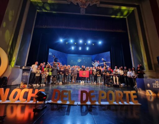 Elda reconoce en la X Noche del Deporte Eldense el esfuerzo y los éxitos de sus deportistas, técnicos y directivos a lo largo de 2022