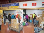 El primer convoy con ayuda humanitaria de Elda para los afectados por los terremotos de Turquía y Siria ha partido esta mañana desde el Mercado Central