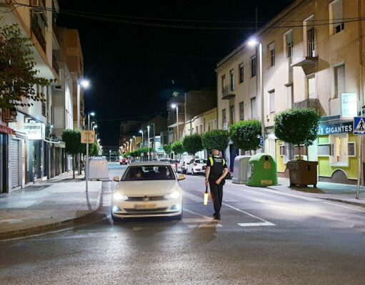 Detenido por la Policía Local de Elda un conductor que quintuplicaba la tasa de alcoholemia