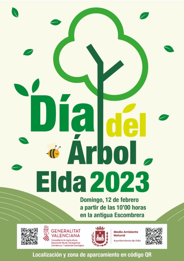 Elda celebrará el Día del Árbol el domingo 12 de febrero