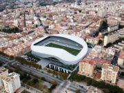 El presidente del CD Eldense Pascual Pérez presenta el proyecto del nuevo estadio con una capacidad que rondaría las 18.000 personas y un parking subterráneo para 3.000 vehículos Proyecto de la construcción de un nuevo estadio para el CD Eldense