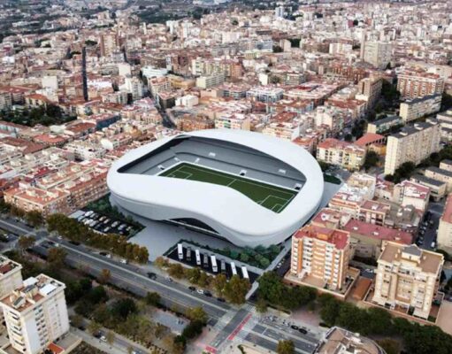 El presidente del CD Eldense Pascual Pérez presenta el proyecto del nuevo estadio con una capacidad que rondaría las 18.000 personas y un parking subterráneo para 3.000 vehículos Proyecto de la construcción de un nuevo estadio para el CD Eldense