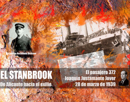 De Elda – Alicante al exilio, Joaquín Justamante Jover el pasajero 372 del Stanbrook 84 años del Stanbrook