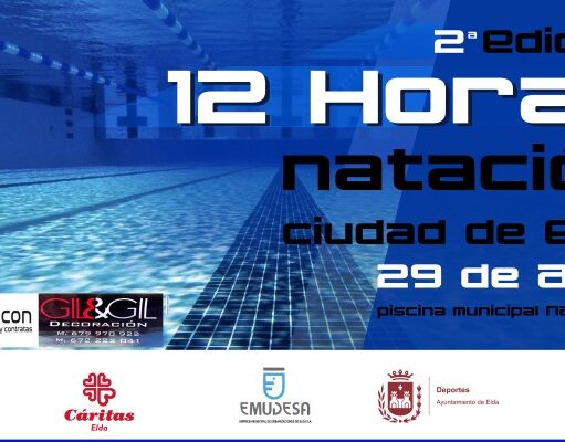 El próximo 29 abril la Piscina Cubierta Nacho Gil acoge la segunda edición de las 12 Horas de Natación 12 Horas de Natación - ELDA 2023